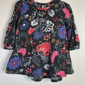 Old Navy 18-24 Mos Floral Tunic Long Sleeve Top